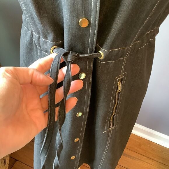 Premise Black Denim Dress 🍾🌞👖 - Picture 6 of 9